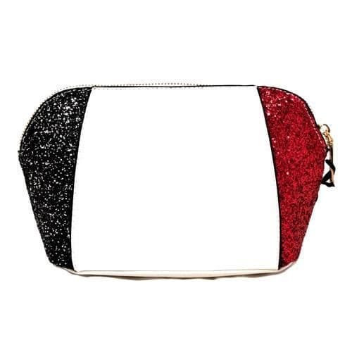 Harley Quinn Red White & Black Makeup / Wash Bag
