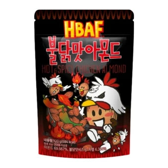 HBAF Hot & Spicy Chicken Almond 120g ( Republic of Korea )