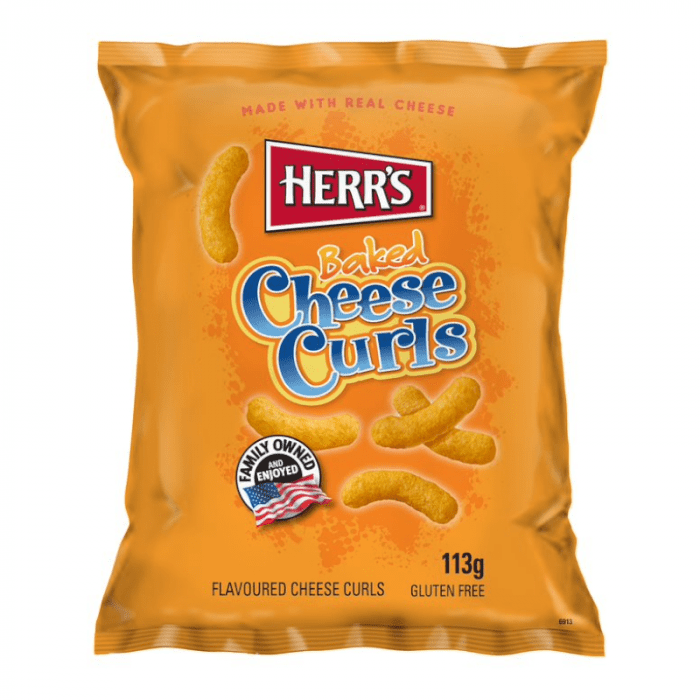 Herr's Baked Cheese Curls 113g  &#x28; Spain &#x29;
