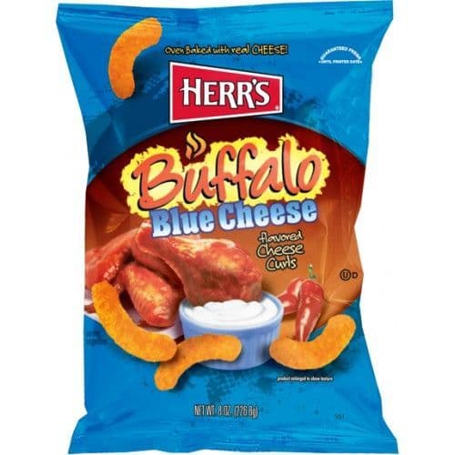 Herr's Buffalo Blue Cheese Curls 7oz (199g) (US)