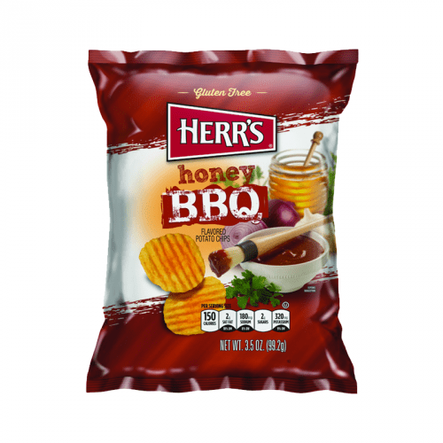 Herr's Chips Honey BBQ 3.5oz  (99g) ( US )