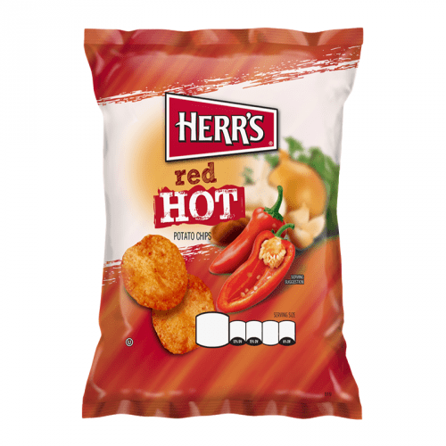 Herr's Chips Red Hot 3.5oz (99g) ( US )