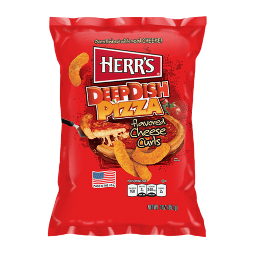 Herr's Deep Dish Pizza Curls 3oz (85g) ( US )