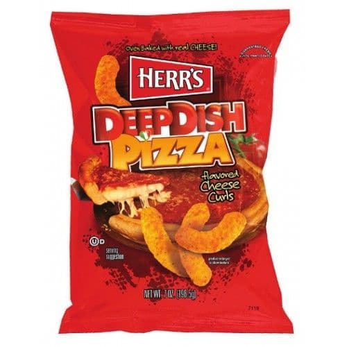 Herr's Deep Dish Pizza Curls 7oz (198g) (US)