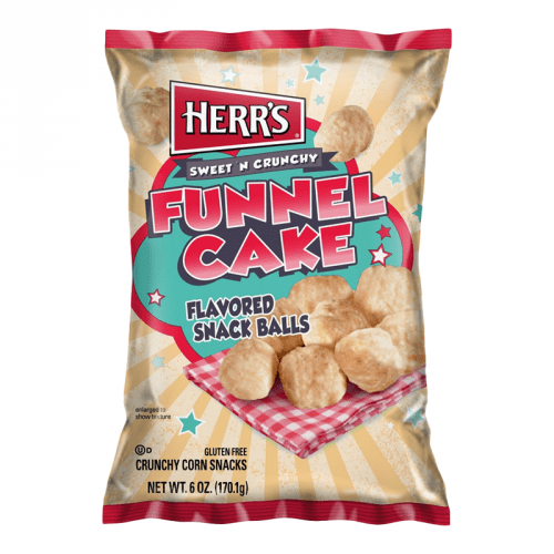 Herr's Funnel Cake Flavoured Snack Balls 6oz (170.1g) ( US )