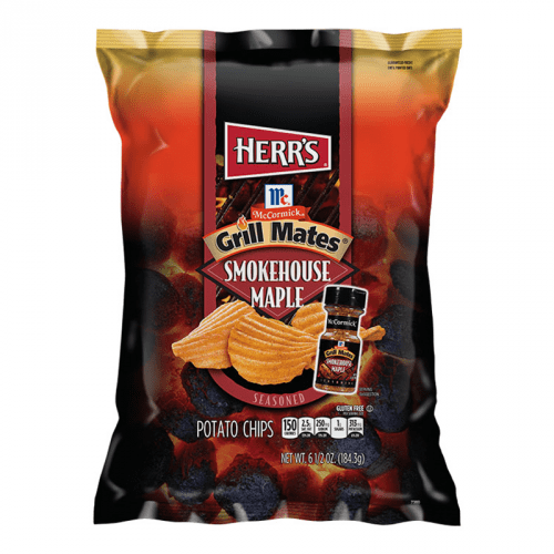 Herr's Grill Mates Smokehouse Maple Potato Chips 6.5oz (US)