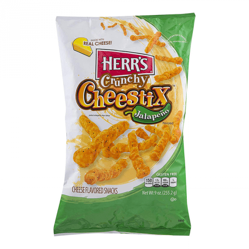 Herr's Jalapeno Crunchy Cheestix 9oz &#x28;US&#x29;