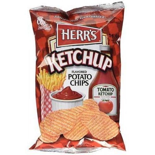 Herr's Ketchup Potato Chips 3.5oz (US)
