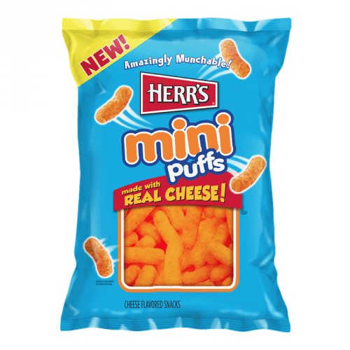 Herr's Mini Cheese Puffs 6oz BIG BAG (170g) (US)