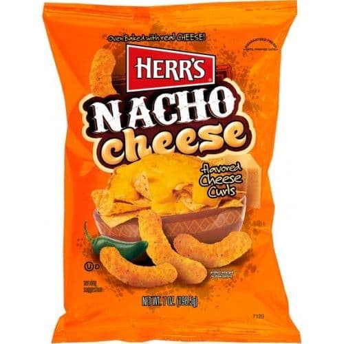 Herr's Nacho Cheese Curls 7oz (199g) (US)