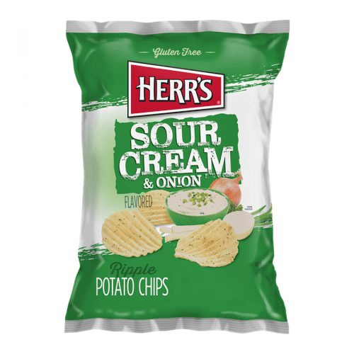 Herr's Sour Cream & Onion  Potato Chips 3.5oz (99g)  ( US )