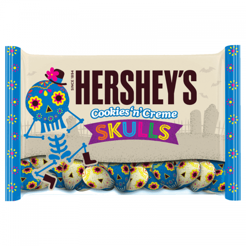 Hershey's Cookie's N Crème Skulls  9.8oz (277g)