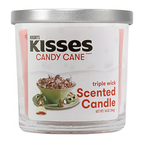 Hershey's Kisses Candy Cane Scented Candle 14oz ( 396g ) ( US )