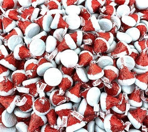 Hershey's Santa Hat Kisses Milk Chocolate 286g ( US )