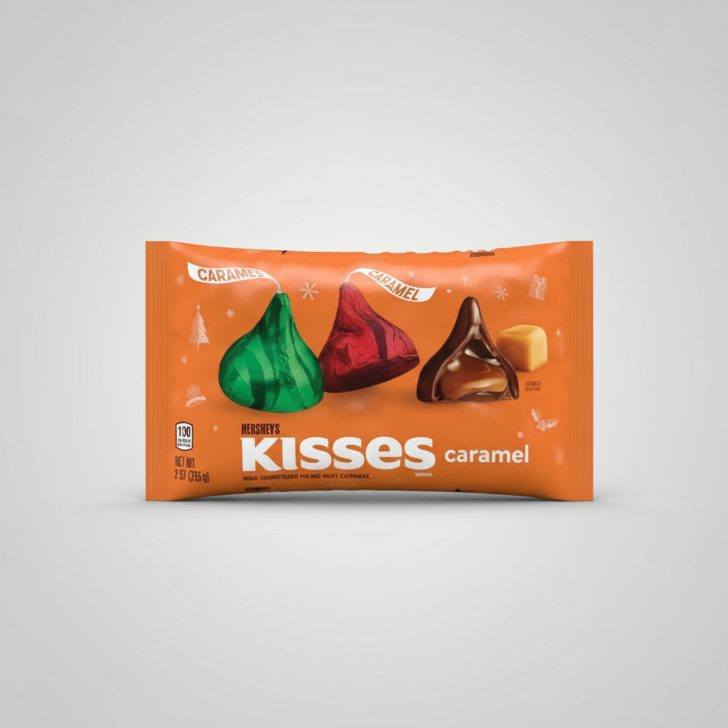 Hersheys Christmas Kisses Caramel 255g ( US )
