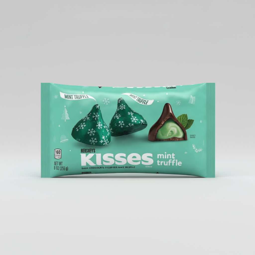 Hersheys Christmas Kisses Mint Truffle 255g ( US )