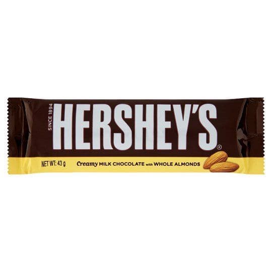 Hersheys Creamy Milk Chocolate And Almond Bar 41G (US)