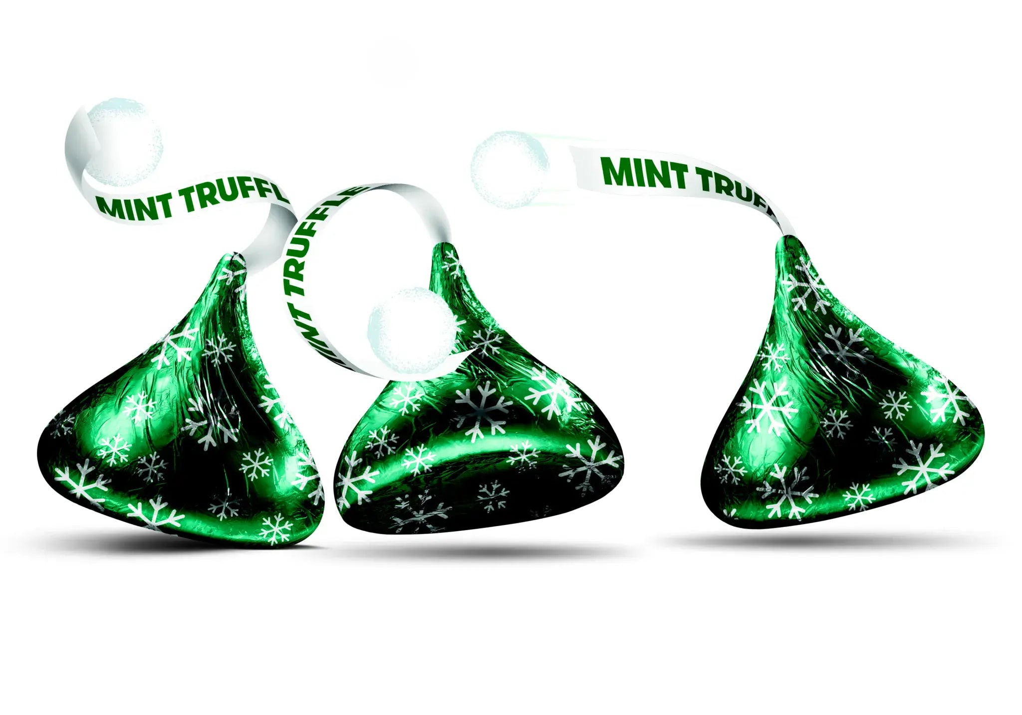 Hersheys  Kisses Mint Truffle  (US)
