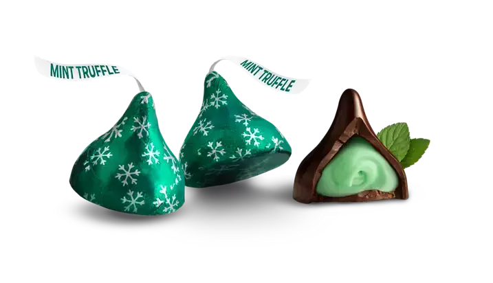 Hersheys  Kisses Mint Truffle  (US)