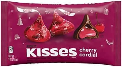 Hersheys Xmas Kisses Cherry Cordial 198g ( US )