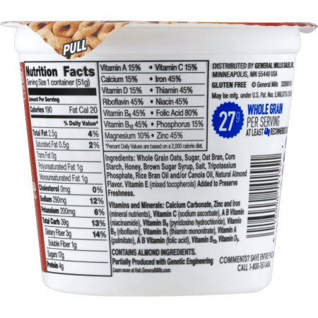 Honey Nut Cheerios, 1.8 OZ (51g) (US)