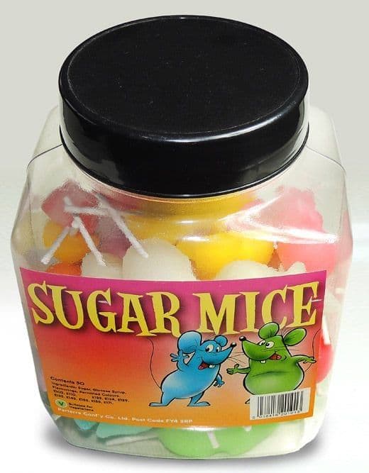 Hornby & Parterre Confectionery Assorted Sugared Mice X4 ( UK )