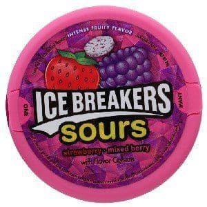 Ice Breakers Sours Strawberry - Mixed Berry  42 g  (US)