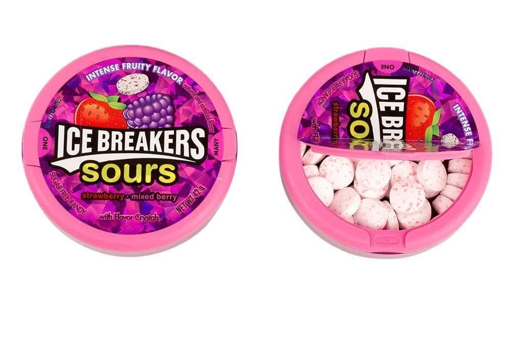 Ice Breakers Sours Strawberry - Mixed Berry  42 g  (US)