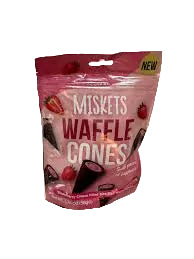 Miskets Strawberry and Cream Cones 50g