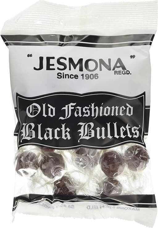 Jesmona Old Fashioned Black Bullets 120g ( UK )