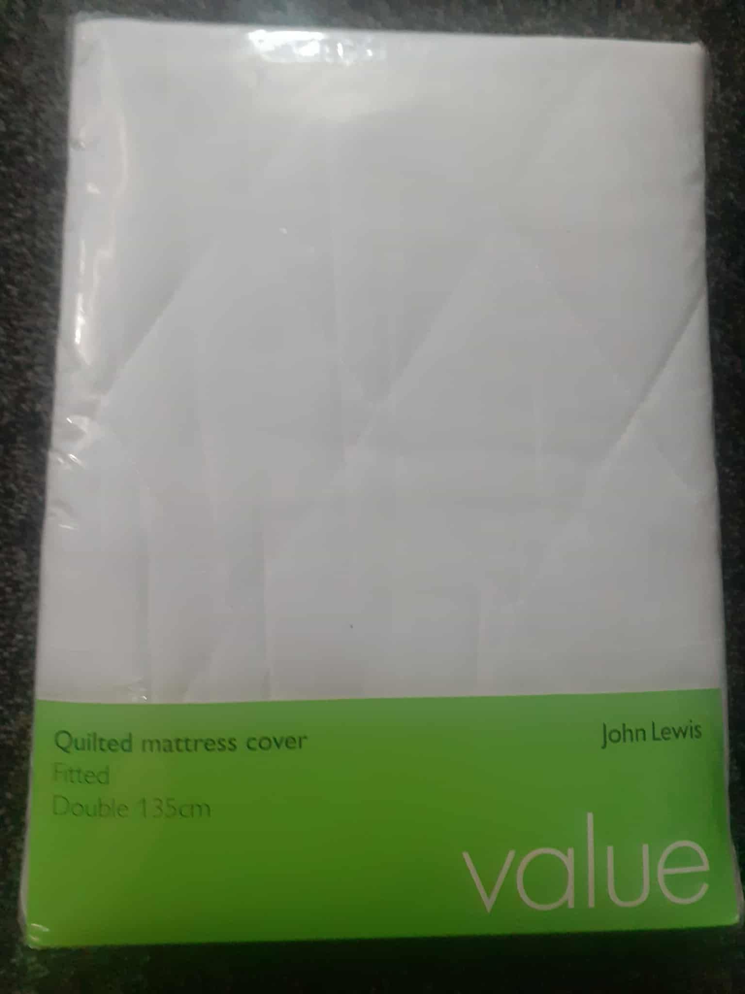 John Lewis Value Quilet Matteress Cover Double 135cm