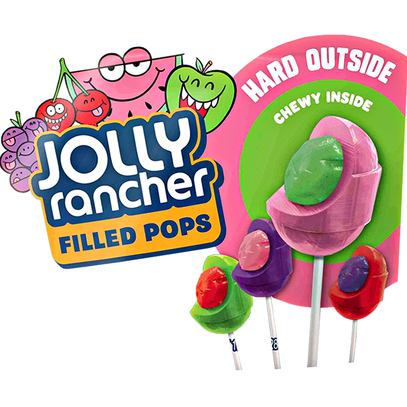 Jolly Rancher Filled Pops 4 pack( US )