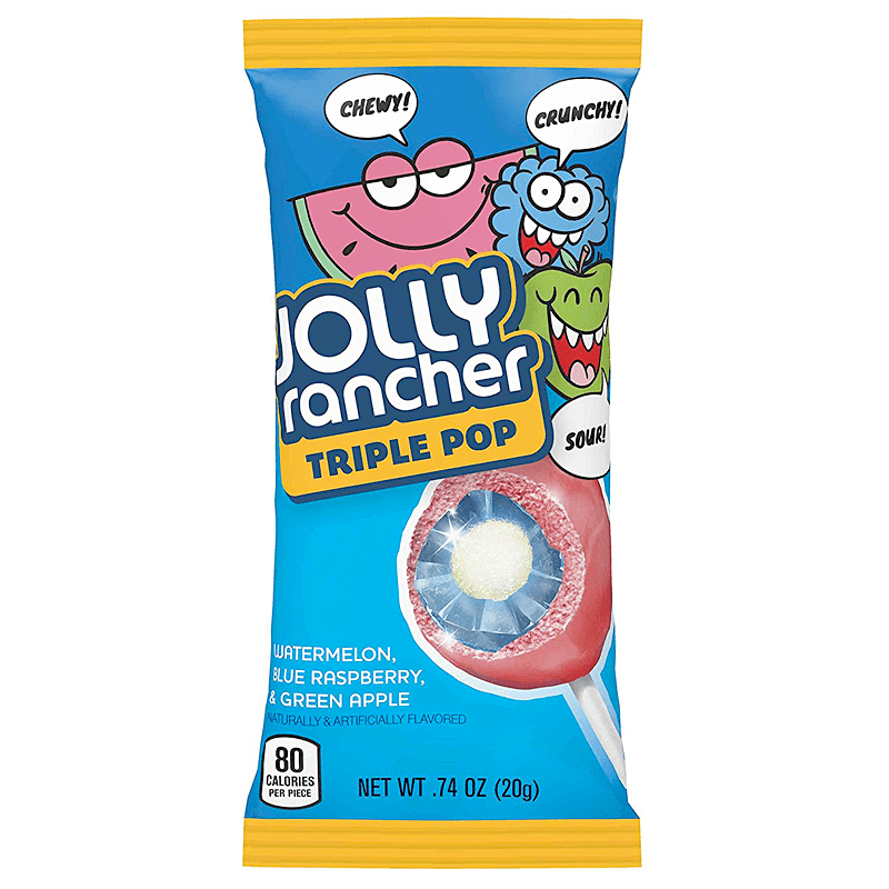 Jolly Rancher Triple Pop Lollipop 0.74oz (20g)  (US)