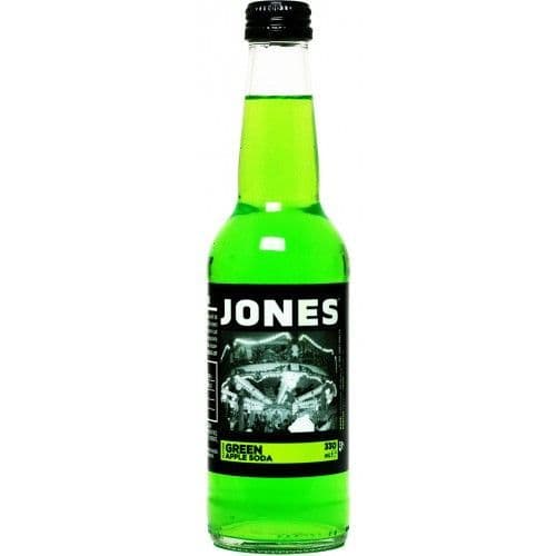 Jones Soda - Green Apple Flavour 330ml ( Canada )