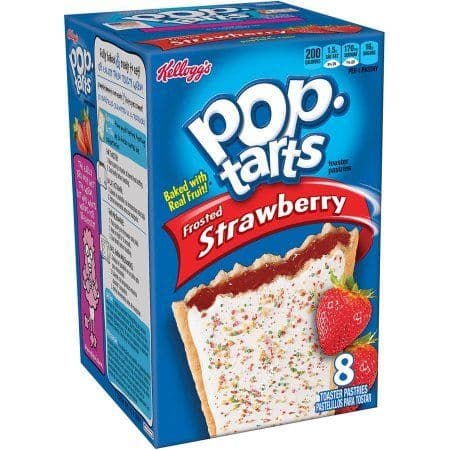 Kellogg's Pop-Tarts Toaster Pastries Frosted Strawberry - 8 CT (US)