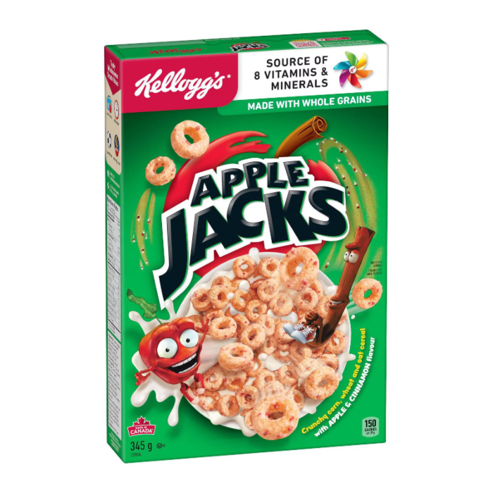 Kellogg's Apple Jacks Cereal 320g ( Canada )