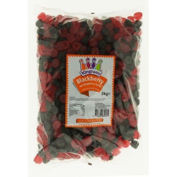 Kingsway Blackberry & Raspberry Gums 100g  (UK)