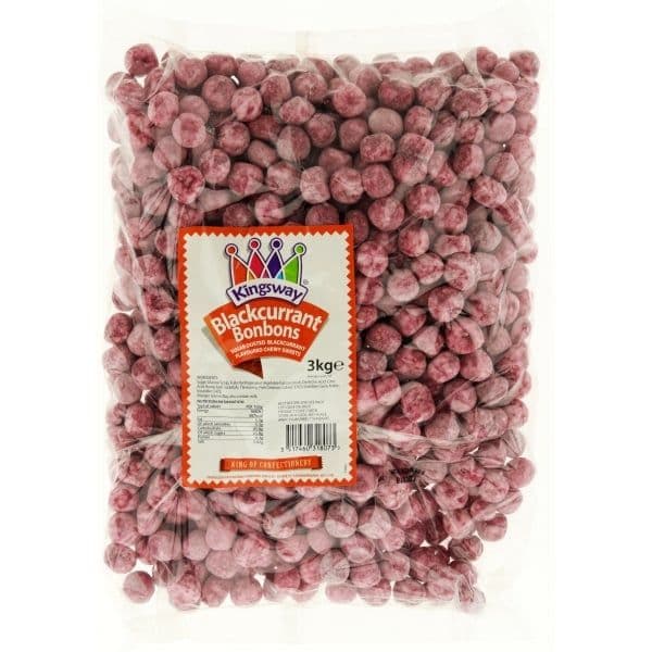 Kingsway Blackcurrant Bonbons 100g  (UK)