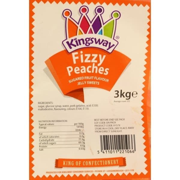 Kingsway Fizzy Peaches  (UK)