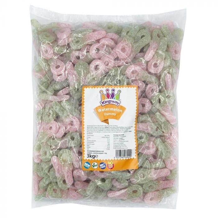 Kingsway Fizzy Watermelon  Dummies 100g ( UK )