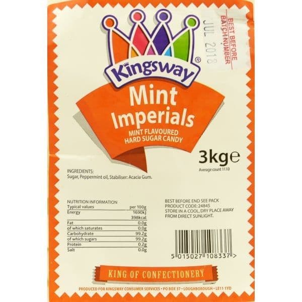 Kingsway Mint Imperials 100g  (UK)