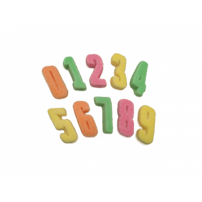Kingsway  Sugared Gummy Numbers  ( UK )