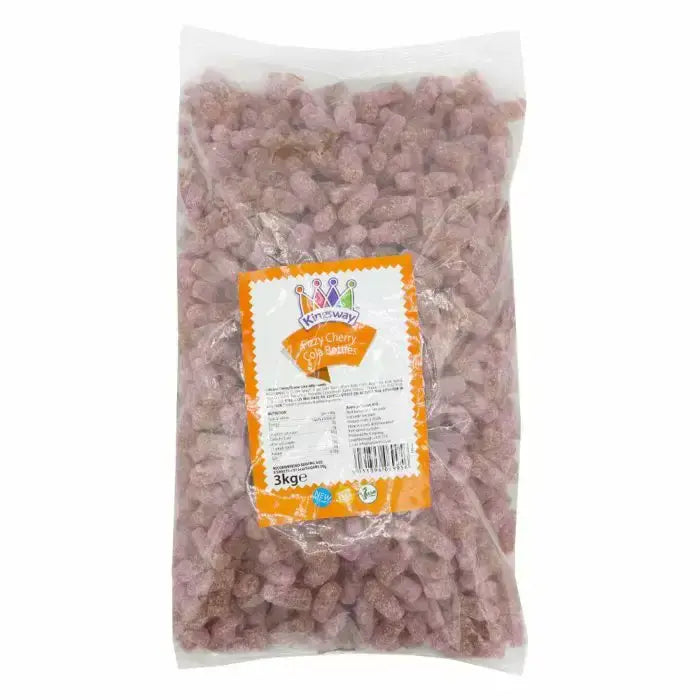 Kingsway Vegan Fizzy Cherry Cola Bottles   (UK)