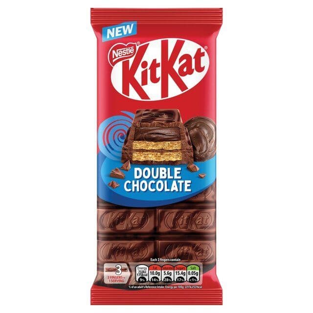 KitKat Double Chocolate Sharing Bar 99g ( UK )