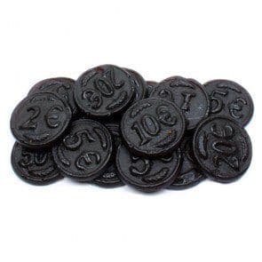 Kraepelien & Holm  Liquorice Coins 100g (Netherlands)
