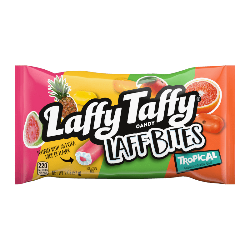 Laffy Taffy  Laff Bites Tropical   57g  ( US )