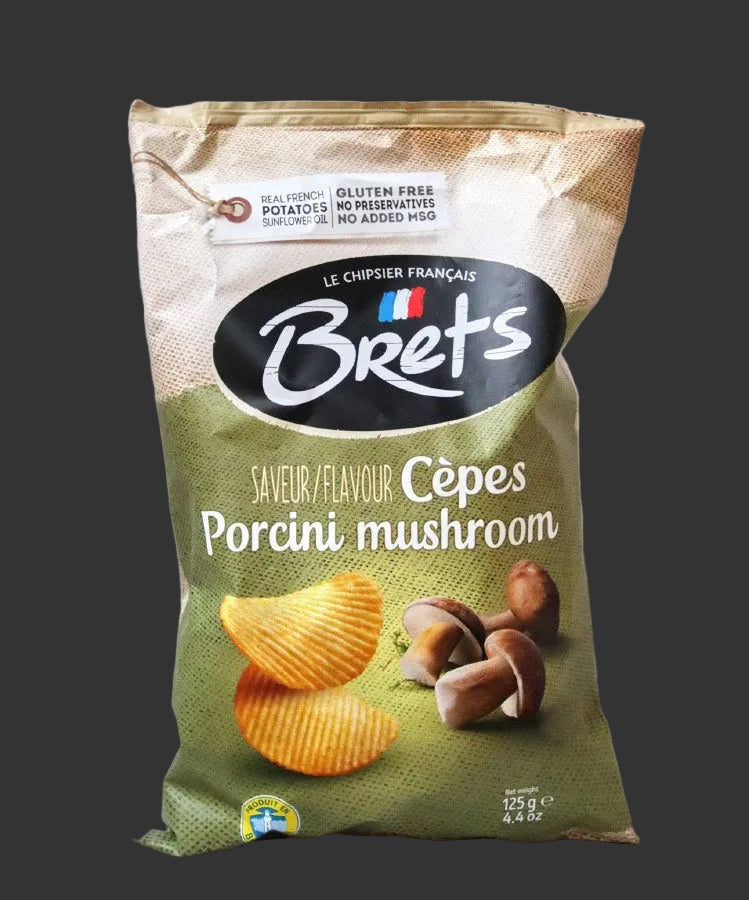 Brets Mushroom crisps 125g ( Saveur Cepes ) ( France )
