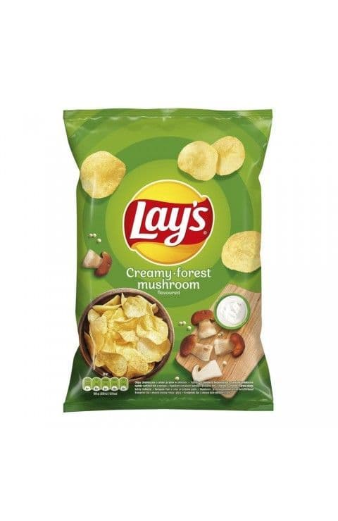 Lay's  Creamy Forest Mushroom  140g Packet (Poland)