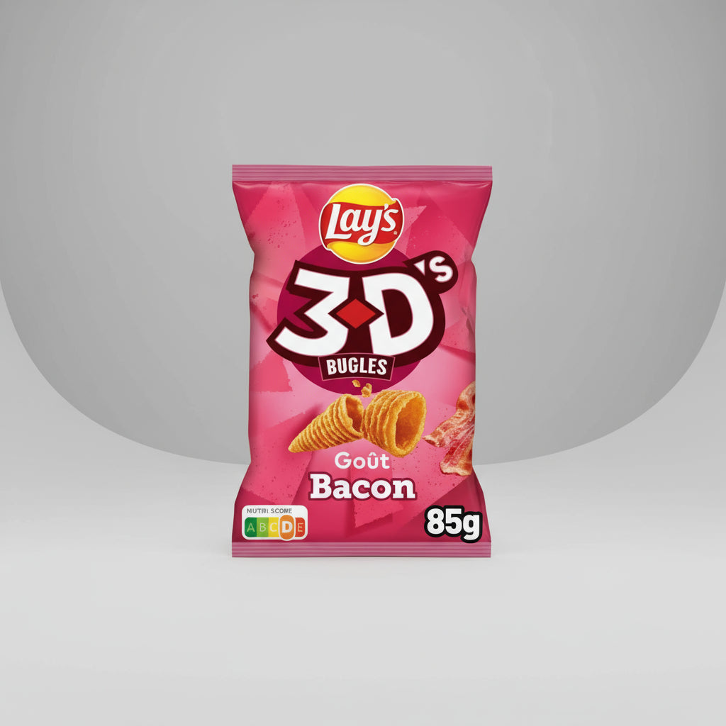 Lays 3d Bugles Bacon  85g ( France )
