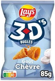 Lays 3d Bugles Chevre ( Goats Cheese )  85g ( France )